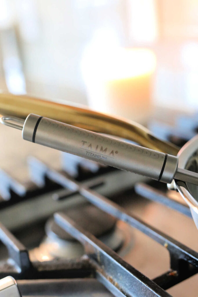 Taima titanium cookware.